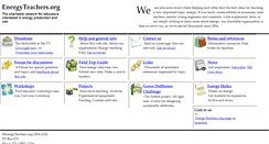 Desktop Screenshot of energyteachers.org